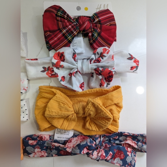 8pk baby headbands. Flowers, plaid, spring. Excellent condition. - Picture 3 of 8